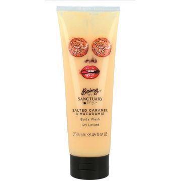 Gel de Dus Being By Sanctuary Spa cu Caramel Sarat si Macadamia