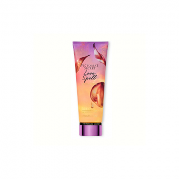 Lotiune de corp parfumata, Victoria's Secret, Love Spell Golden, Honeyed Vanilla & Sparkling Nectarine, 236 ml