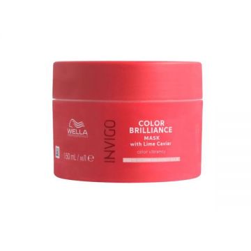 Masca pentru Par Vopsit cu Fir Subtire/Normal - Wella Professionals Invigo Color Brilliance Fine, varianta 2023, 150 ml