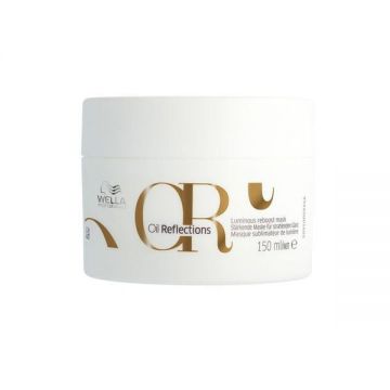 Masca pentru Par Neted si Stralucitor - Wella Professionals Oil Reflections Luminous Reboost Mask, varianta 2023, 150 ml