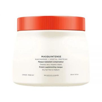 Masca pentru Par Uscat si Fin Kersatase - Masquintense with Niacinamide and Vegetal Proteins, 500 ml