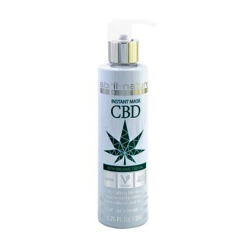 Masca revitalizanta cu ulei organic din seminte de canepa pentru par CBD Nutrition Abril et Nature, 200 ml