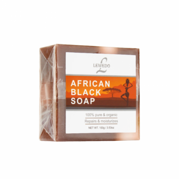 Sapun pentru corp, African Black Soap, Organic, Lewedo, 100g