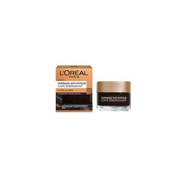 Scrub exfoliant cu cafea si zahar, Loreal, Gomaj anti oboseala, Cafe, 50 ml