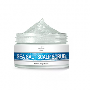 Scrub pentru scalp cu sare de mare, Lewedo, 150g