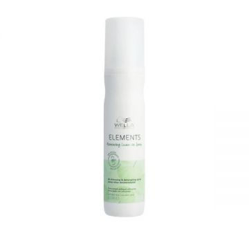 Spray de Par fara Clatire cu Efect Anti-electrizare - Wella Professionals Elements Renewing Leave-in Spray, varianta 2023, 150 ml