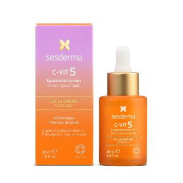 Ser Lipozomal cu 5 tipuri de Vitamina C Sesderma C-VIT, 30 ml