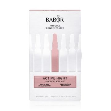 Set Fiole Babor Active Night cu efect de intinerire, 7 x 2 ml