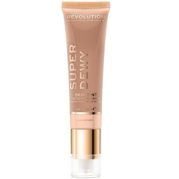 Crema colorata Makeup Revolution Super Dewy (Concentratie: Crema pentru fata, Culoare produse:  Medium Light, Gramaj: 55 ml)