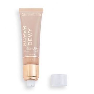 Crema colorata Makeup Revolution Super Dewy (Concentratie: Crema pentru fata, Culoare produse: Tan, Gramaj: 55 ml)