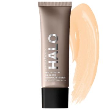 Crema hidratanta colorata, cu efect de iluminare Smashbox Halo Healthy Glow All-In-One Spf25 (Concentratie: Crema, Gramaj: 40 ml, Culoare produse: Light Medium)