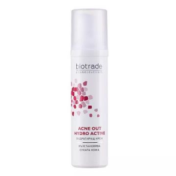 Crema hidratanta pentru ten acneic Biotrade Acne Out Hydro Active, 60 ml