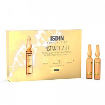 Fiole ser pentru lifting Isdin Instant Flash, 5 fiole