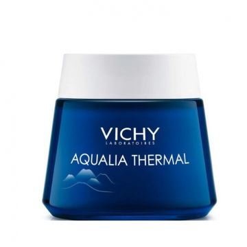 Gel-crema hidratant de noapte cu efect anti-oboseala Vichy Aqualia Thermal SPA, 75 ml (Concentratie: Crema, Gramaj: 75 ml)
