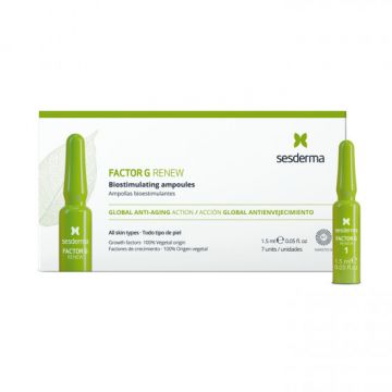 Tratament insensiv de intinerire Factor G Renew, Sesderma (Concentratie: Tratament, Gramaj: 7 fiole x 1,5 ml)