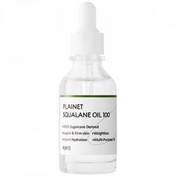 Ulei de fata Plainet Squalane 100, Purito (Gramaj: 30 ml, Concentratie: Ulei de fata)