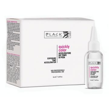 Accelerator de Culoare - Black Proffesional Line Quickly Colouring Time Accelerator, 3 x 50ml