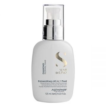 Fluid de Stralucire pentru Par Normal - Alfaparf Milano Semi Di Lino Diamond Extraordinary All-in-1 Fluid, 125ml