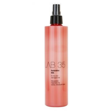 Lapte Regenerant pentru Par Uscat si Deteriorat - Kallos LAB 35 Restorative Milk for Dry and Damaged Hair, 300 ml
