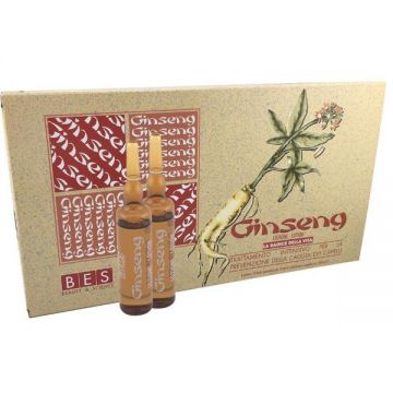 Lotiune Activa pentru Par - Bes GinsengTrattamento Intensivo Per La Prevenzione Della Caduta del Capelli, 12 fiole x10 ml