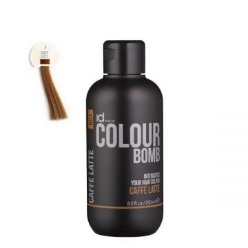 Tratament de colorare IdHAIR Colour Bomb - 807 Caffee Latte, 250ml