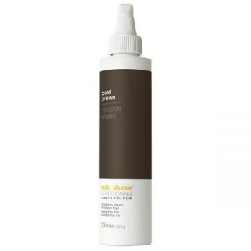 Balsam Nuantator cu Pigment Intens - Milk Shake Conditioning Direct Colour  Cold Brown, 100 ml