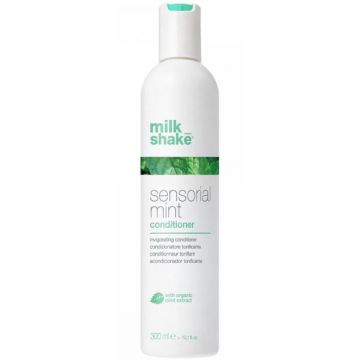 Balsam Revigorant cu Menta pentru Toate Tipurile de Par - Milk Shake Sensorial Mint, 300 ml