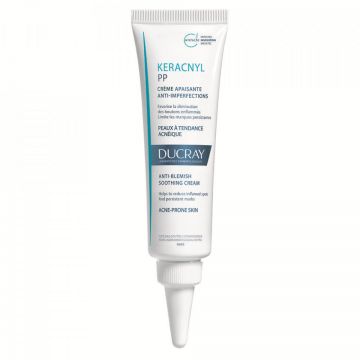 Crema calmanta anti-imperfectiuni pentru tenul cu tendinta acneica Keracnyl PP, Ducray (Concentratie: Crema, Gramaj: 30 ml)