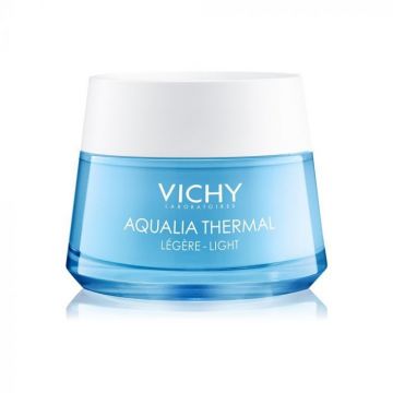 Crema de fata hidratanta pentru ten normal Aqualia Thermal Light, 50 ml, Crema de fata hidratanta pentru ten normal Aqualia Thermal Light Vichy, 50 ml (Concentratie: Crema, Gramaj: 50 ml)