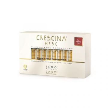 Crescina Transdermic Re-Growth HFSC 1300 Femei, 20 Fiole (Concentratie: Tratamente pentru par, Gramaj: 20 fiole)