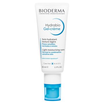 Gel crema pentru piele sensibila normala sau mixta Hydrabio, Bioderma (Concentratie: Crema, Gramaj: 40 ml)