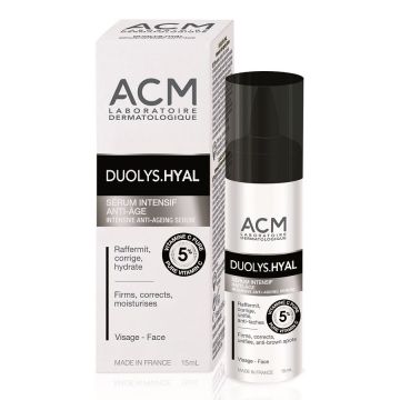 Ser intensiv anti-imbatranire cu vitamina C pura 5% Duolys Hyal ACM (Concentratie: Serum, Gramaj: 15 ml)