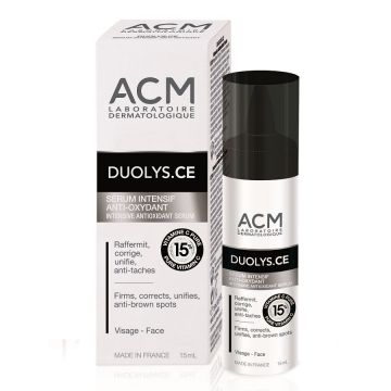 Ser intensiv antioxidant cu vitamina C pura 15% Duolys CE ACM (Concentratie: Serum, Gramaj: 15 ml)