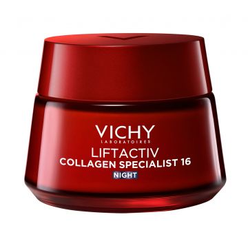 Vichy Crema de noapte Liftactiv Collagen Specialist (Concentratie: Crema pentru fata, Gramaj: 50 ml) Vichy Crema de noapte Liftactiv Collagen Specialist (Concentratie: Crema pentru fata, Gramaj: 50 ml)