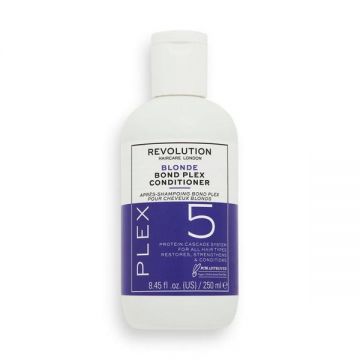 Balsam pentru Par Uscat si Deteriorat - Revolution Haircare Blonde Plex 5 Bond Plex Conditioner, 250 ml