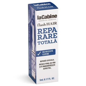 Fiola pentru par Flash Hair Total Repair, 1 fiola x 5ml, La Cabine