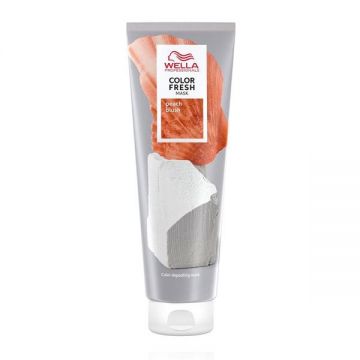 Masca de Par Nuantatoare pentru Par Blond - Wella Professionals Color Fresh Mask, Peach Blush, 150 ml