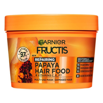 Masca reparatoare Papaya Hair Food, 390ml, Garnier