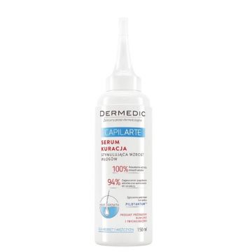 Ser tratament pentru stimularea cresterii parului CAPILARTE, 150ml, Dermedic