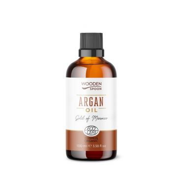 Ulei pur de argan, bio, 100ml, Wooden Spoon