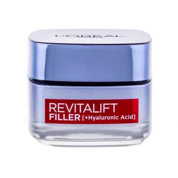 Crema Antirid de Noapte L'Oreal Paris Revitalift Filler, 50 ml, Crema Hidratanta pentru Fata