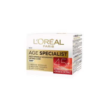 Crema Antirid de Zi L'Oreal Paris Age Specialist 45+, 50 ml