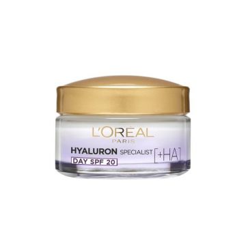 Crema Antirid de Zi L'Oreal Paris Hyaluron Specialist, 50 ml, Crema L'Oreal Paris Antirid, Crema Fata Antirid, Crema Ten Antirid, Crema Anti Imbatranire, Crema L'Oreal Anti Imbatranire, Crema Fata Anti Imbatranire, Crema Anti-Rid cu Acid Hialuronic