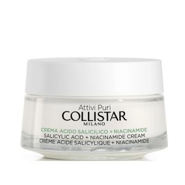 Crema de fata cu acid salicilic + niacinamide Collistar Attivi Puri, 50 ml