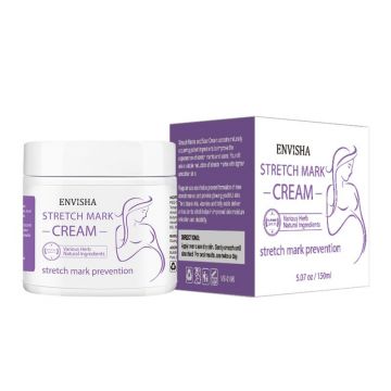 Crema pentru Tratarea și Prevenirea Vergeturilor, Ultra-Eficientă, Envisha, 150ml