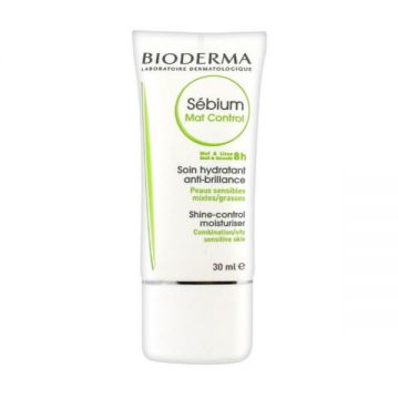 Fluid hidratant matifiant Sebium Mat Control Bioderma (Concentratie: Crema, Gramaj: 30 ml)