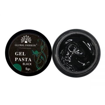 Gel pasta de unghii, Global Fashion, 5g, culoare neagra