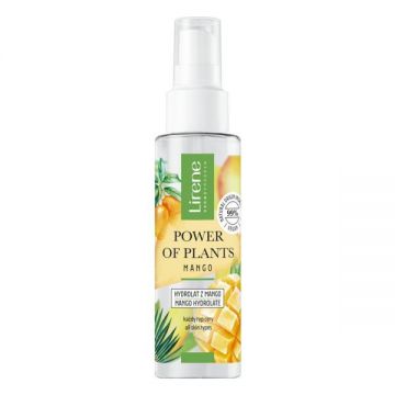 Hidrolat facial hranitor, cu efect hidratant Lirene Power Of Plants - Mango, 100 ml