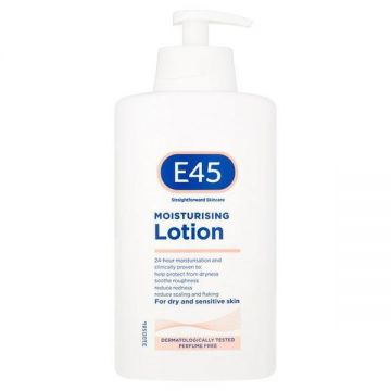 Lotiune dermatologica hidratanta pentru piele uscata si sensibila, E 45,  500ml