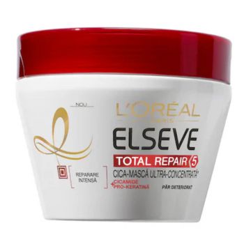 Masca pentru Par L'OREAL Paris Elseve Total Repair 5, Par Deteriorat, 300 ml